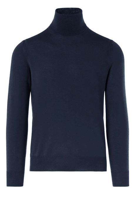 Wool Turtleneck Sweater - Blue Color PAOLO PECORA |  | A003 F0016462